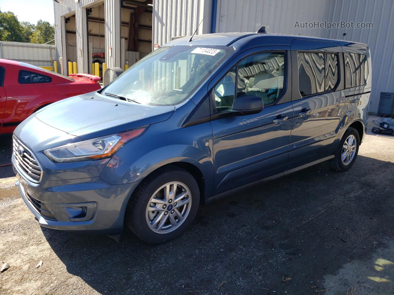 2020 Ford Transit Connect Xlt Blue vin: NM0GE9F2XL1451896