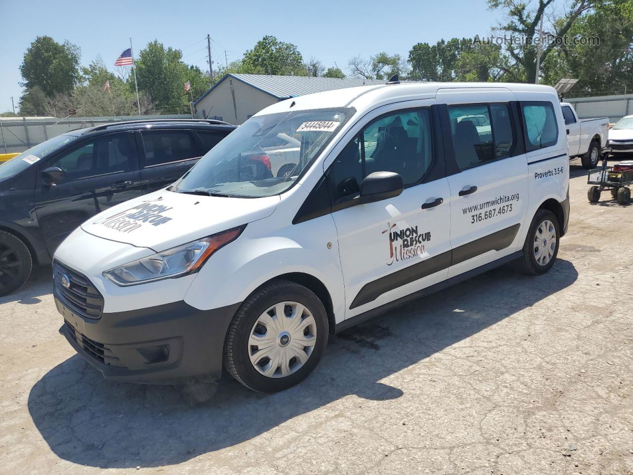 2020 Ford Transit Connect Xl White vin: NM0GS9E73L1453480