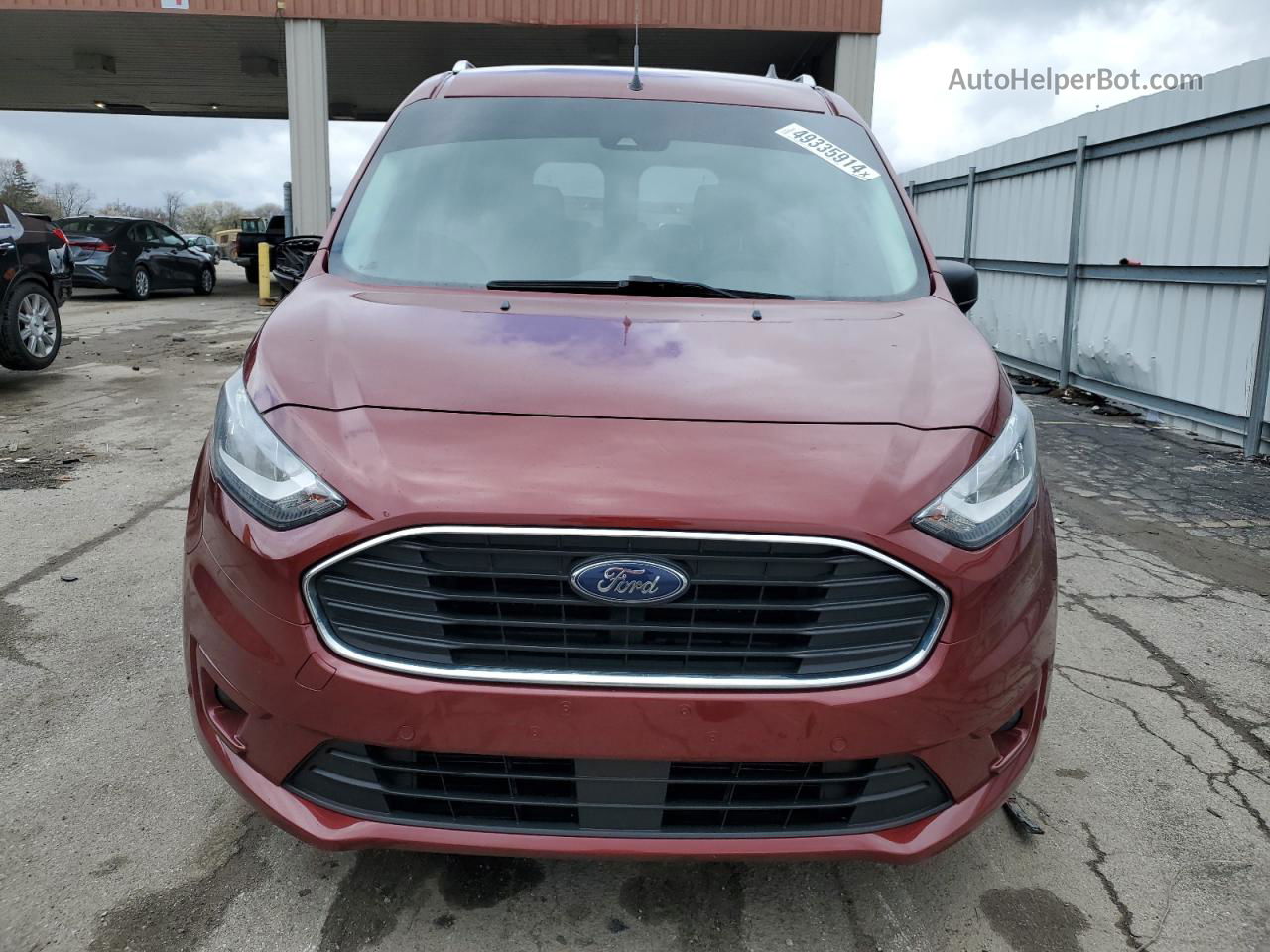 2020 Ford Transit Connect Xlt Burgundy vin: NM0GS9F24L1455502