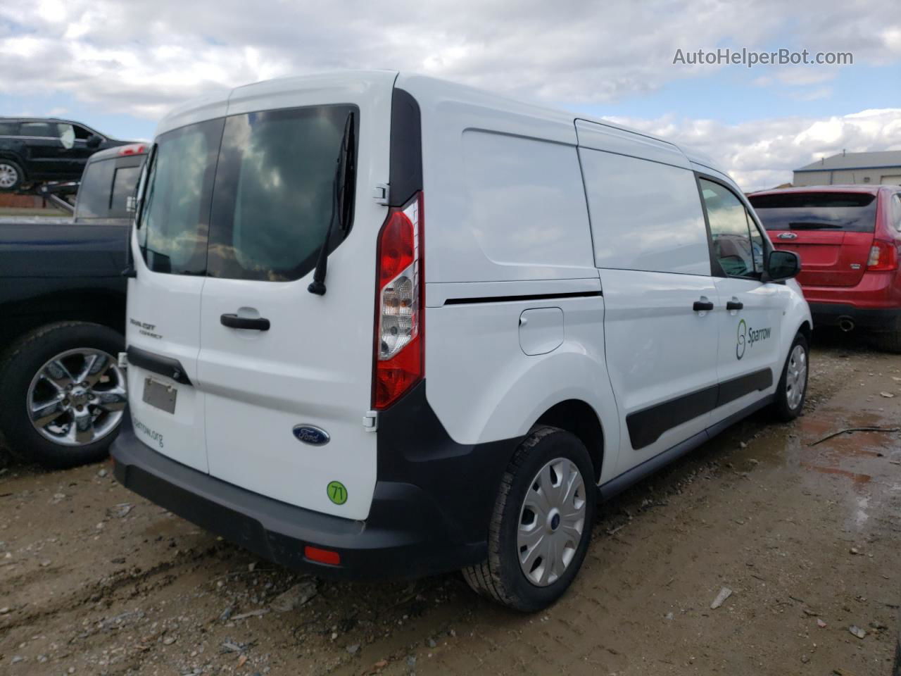 2020 Ford Transit Connect Xl White vin: NM0LS7E20L1480028