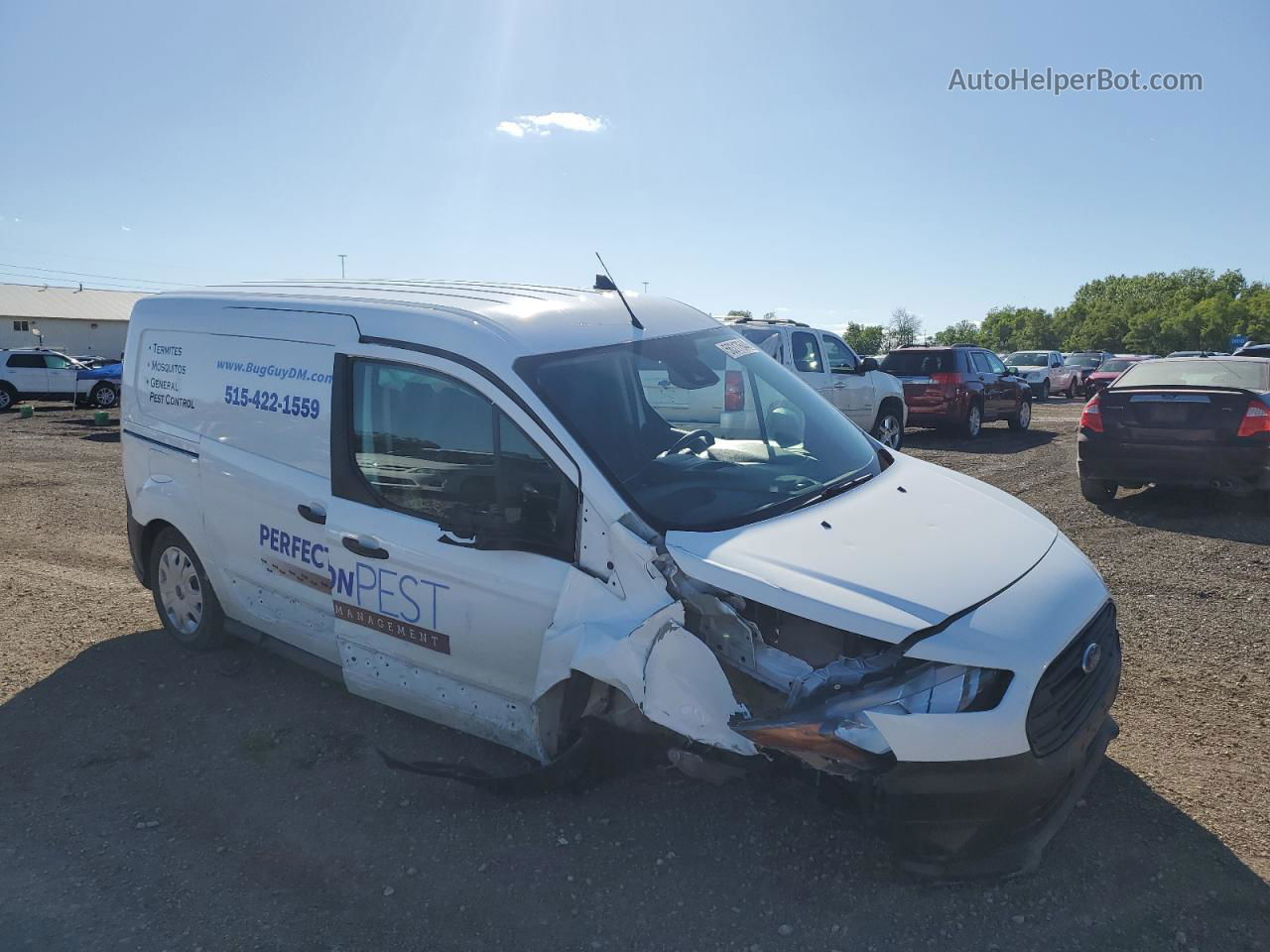 2020 Ford Transit Connect Xl White vin: NM0LS7E23L1475888