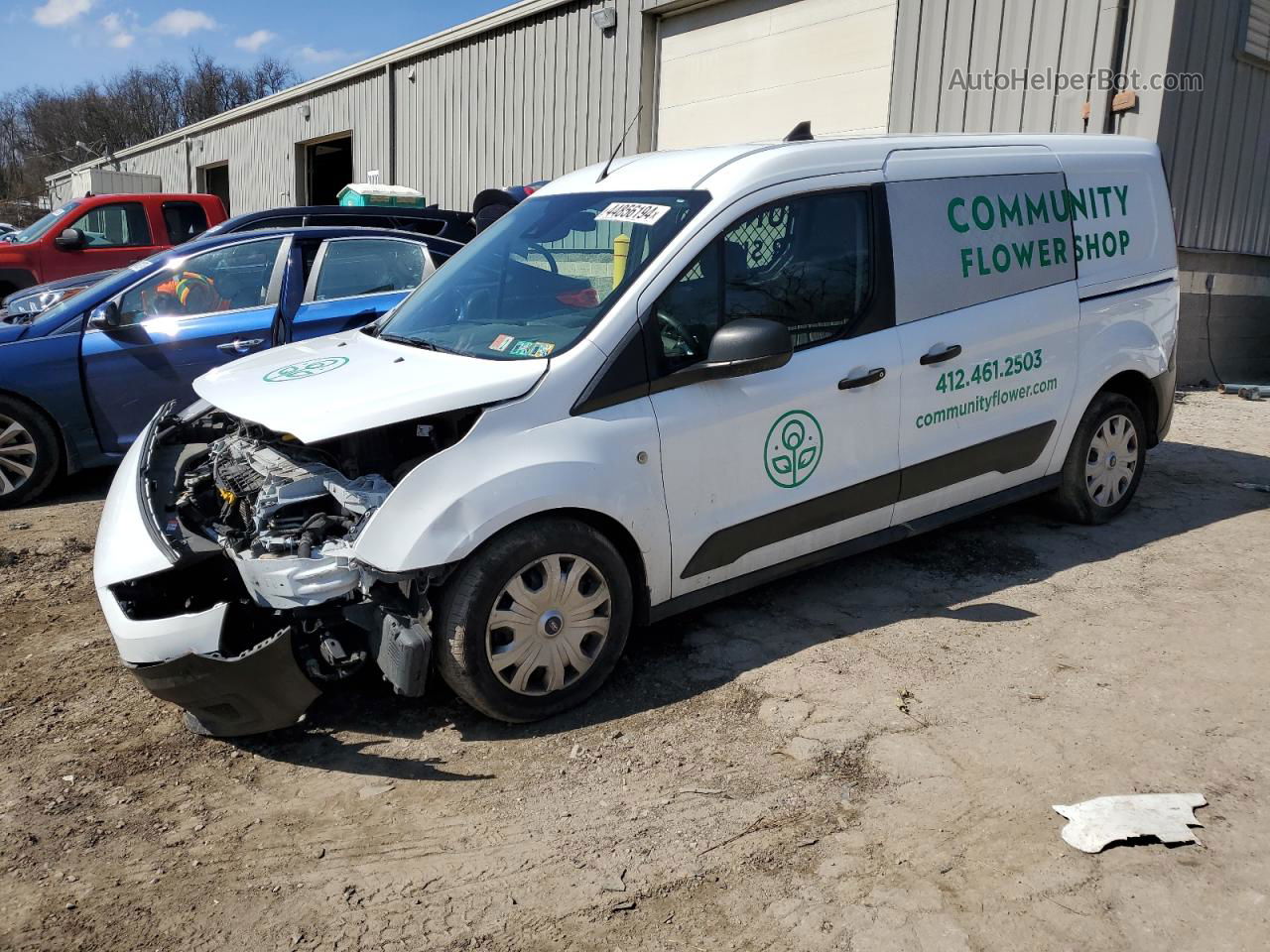 2020 Ford Transit Connect Xl White vin: NM0LS7E24L1449316