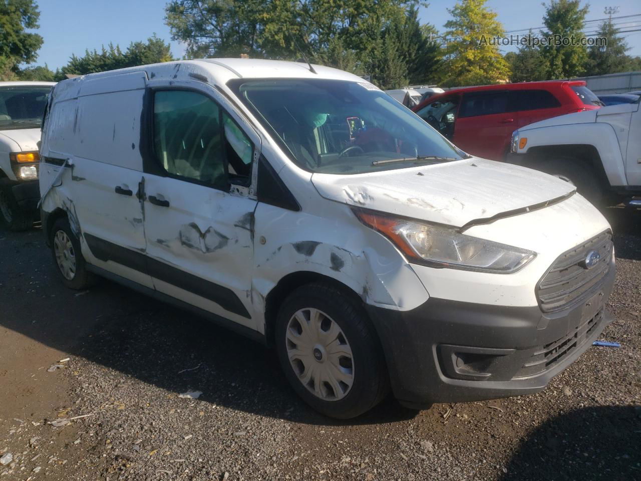 2020 Ford Transit Connect Xl White vin: NM0LS7E25L1445596