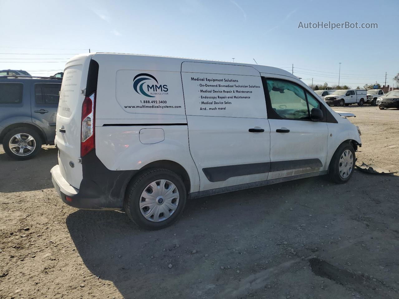 2020 Ford Transit Connect Xl White vin: NM0LS7E27L1450850