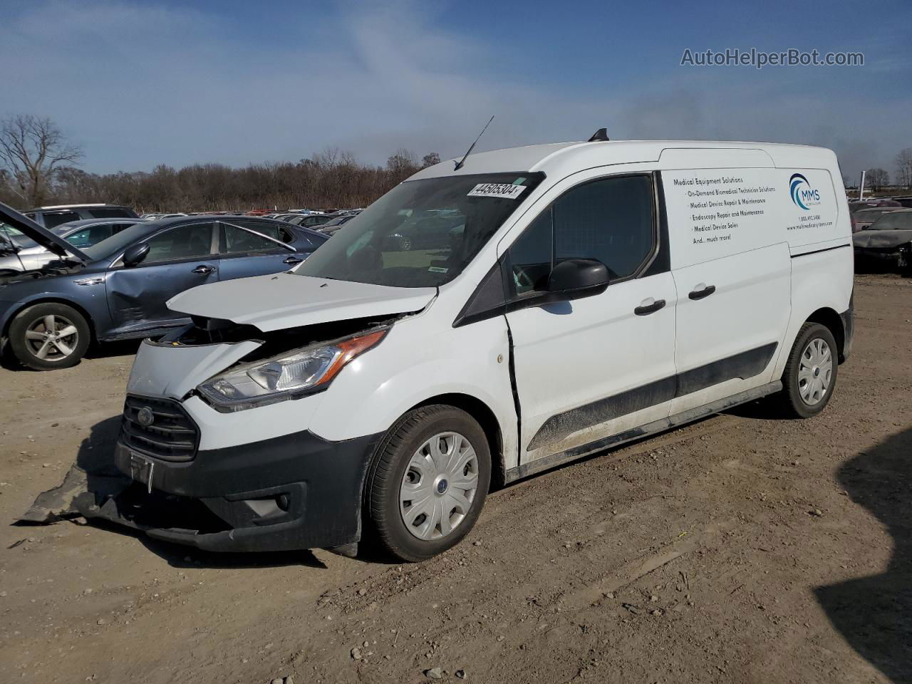 2020 Ford Transit Connect Xl White vin: NM0LS7E27L1450850