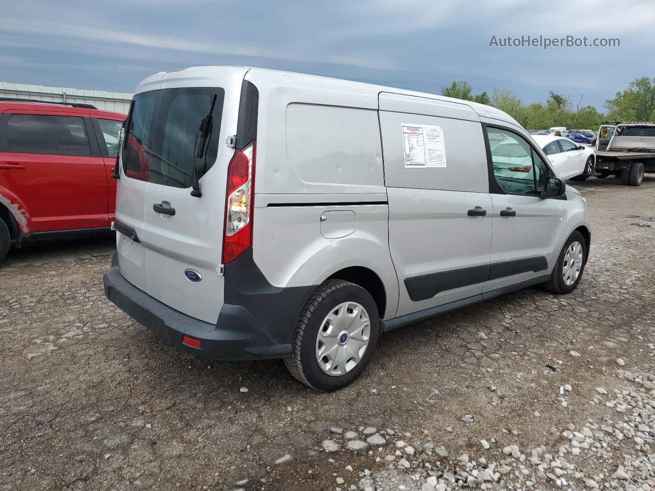 2020 Ford Transit Connect Xl Silver vin: NM0LS7E28L1436679