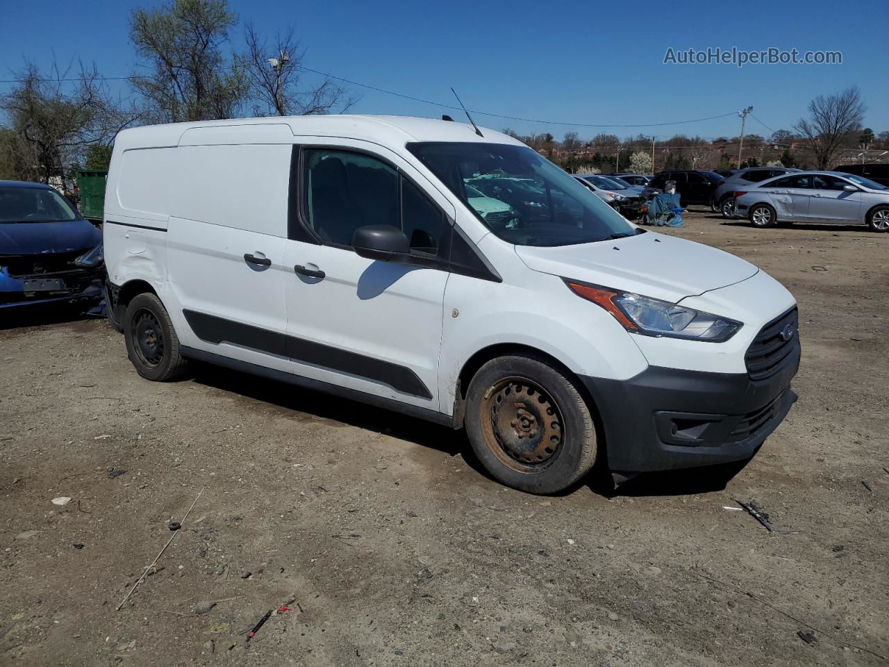 2020 Ford Transit Connect Xl White vin: NM0LS7E29L1461719