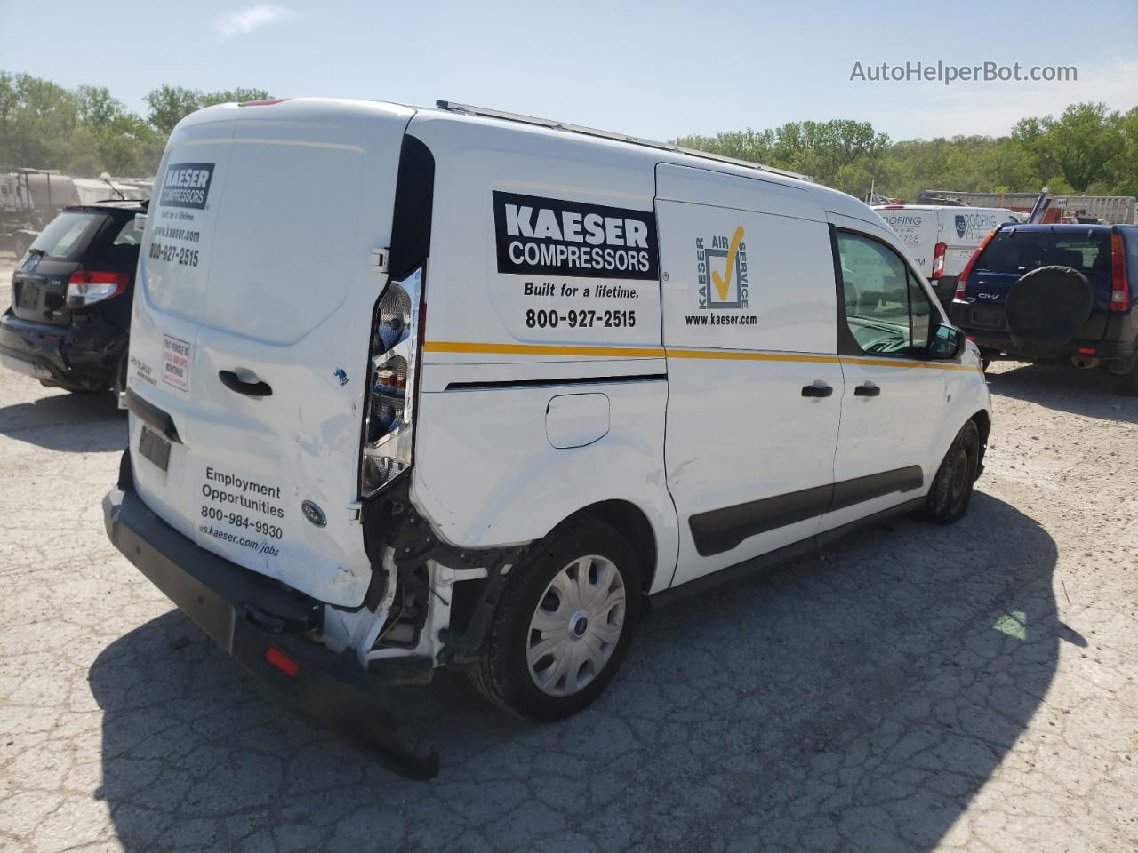 2020 Ford Transit Connect Xl White vin: NM0LS7E70L1441449