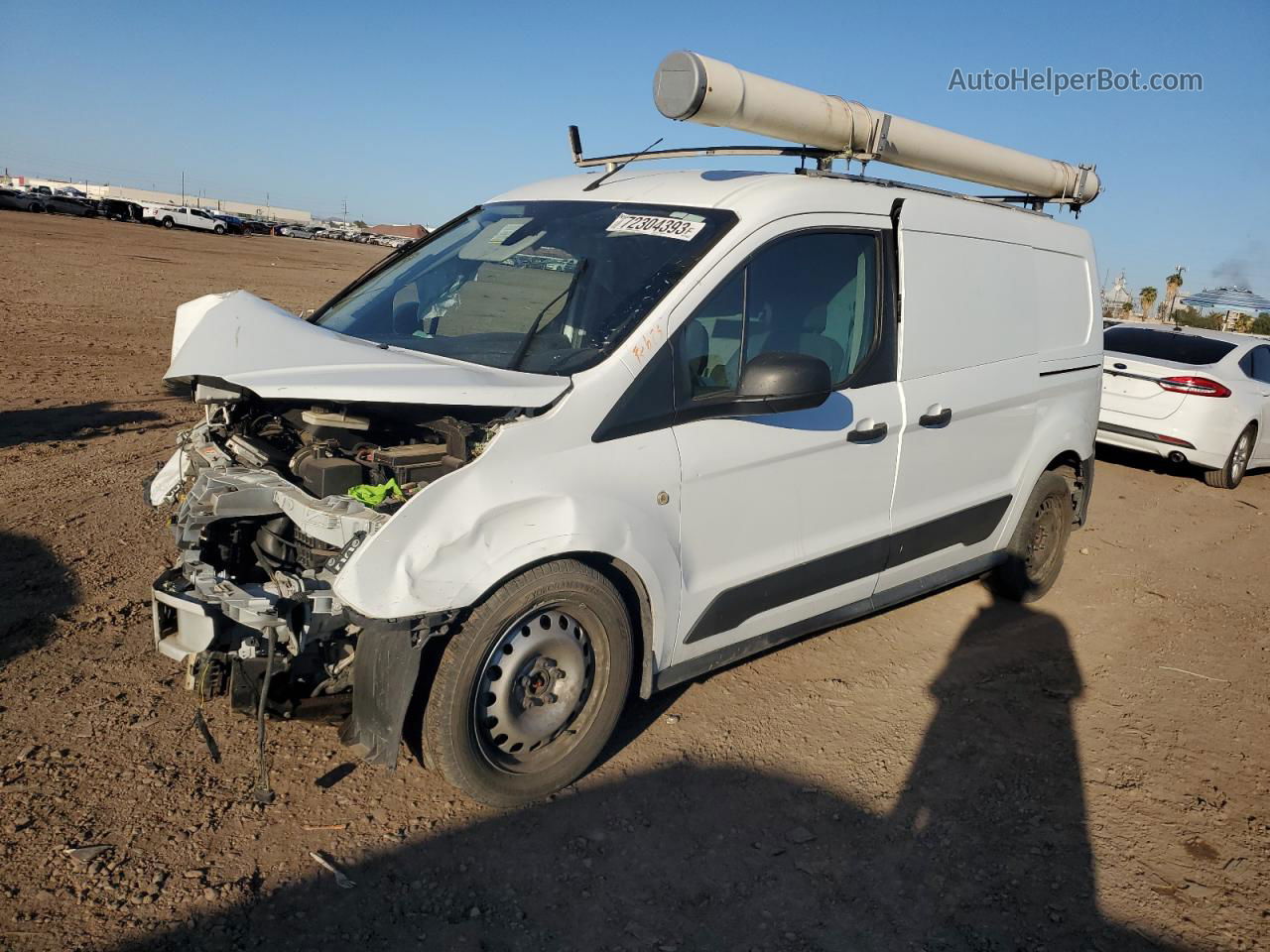 2018 Ford Transit Connect Xl White vin: NM0LS7E73J1355937