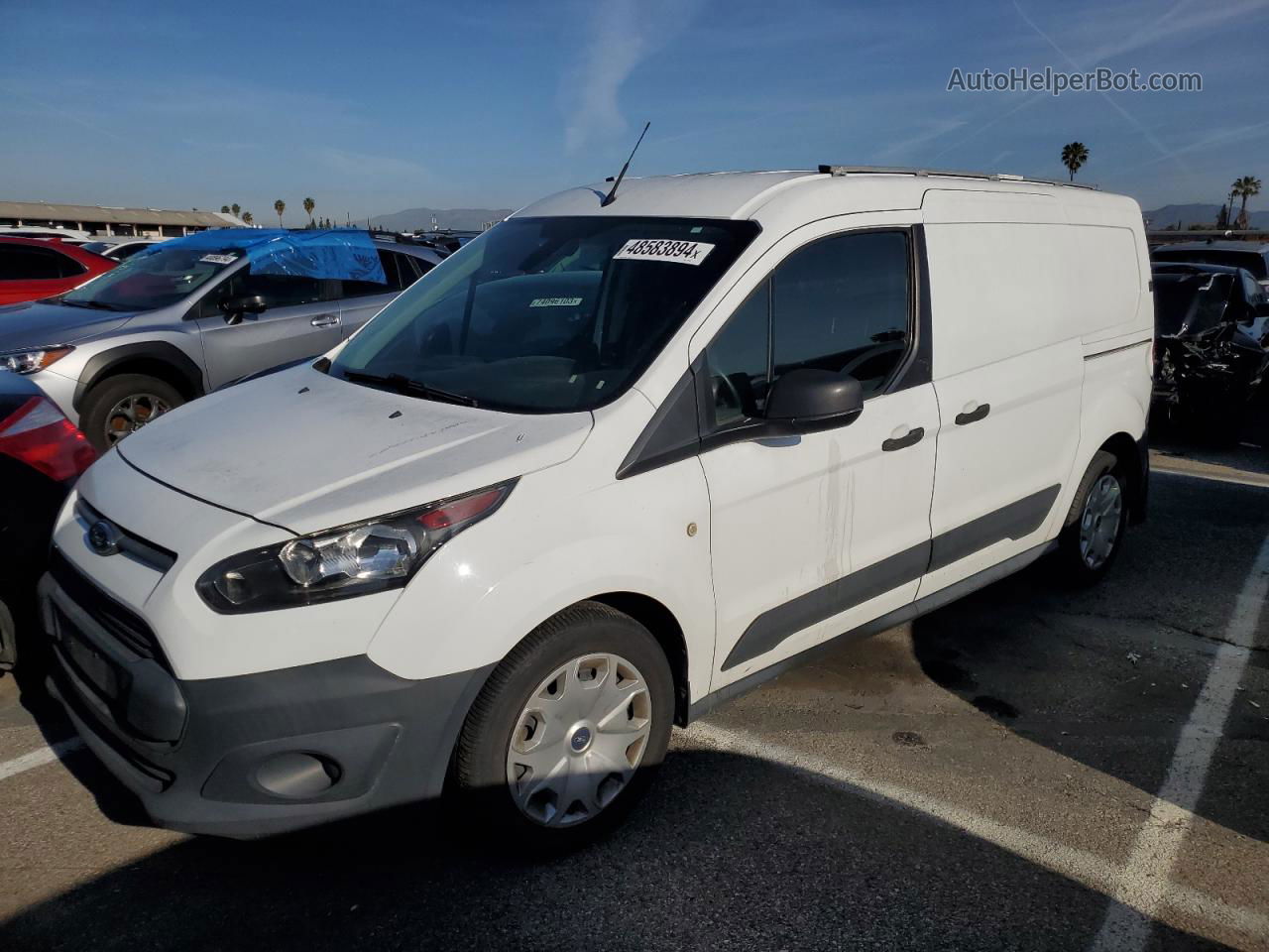 2018 Ford Transit Connect Xl White vin: NM0LS7E76J1362851