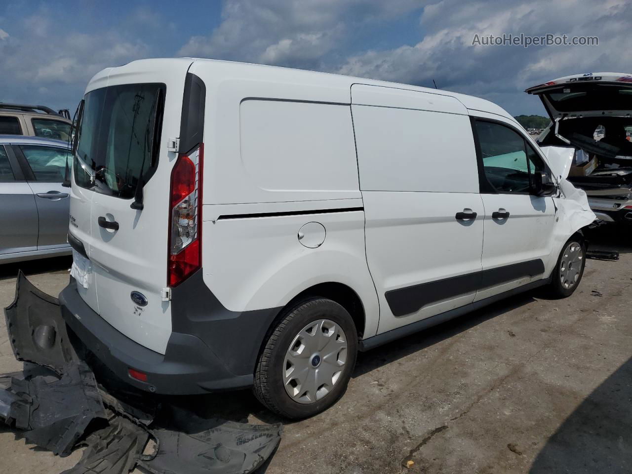 2018 Ford Transit Connect Xl White vin: NM0LS7E76J1380878