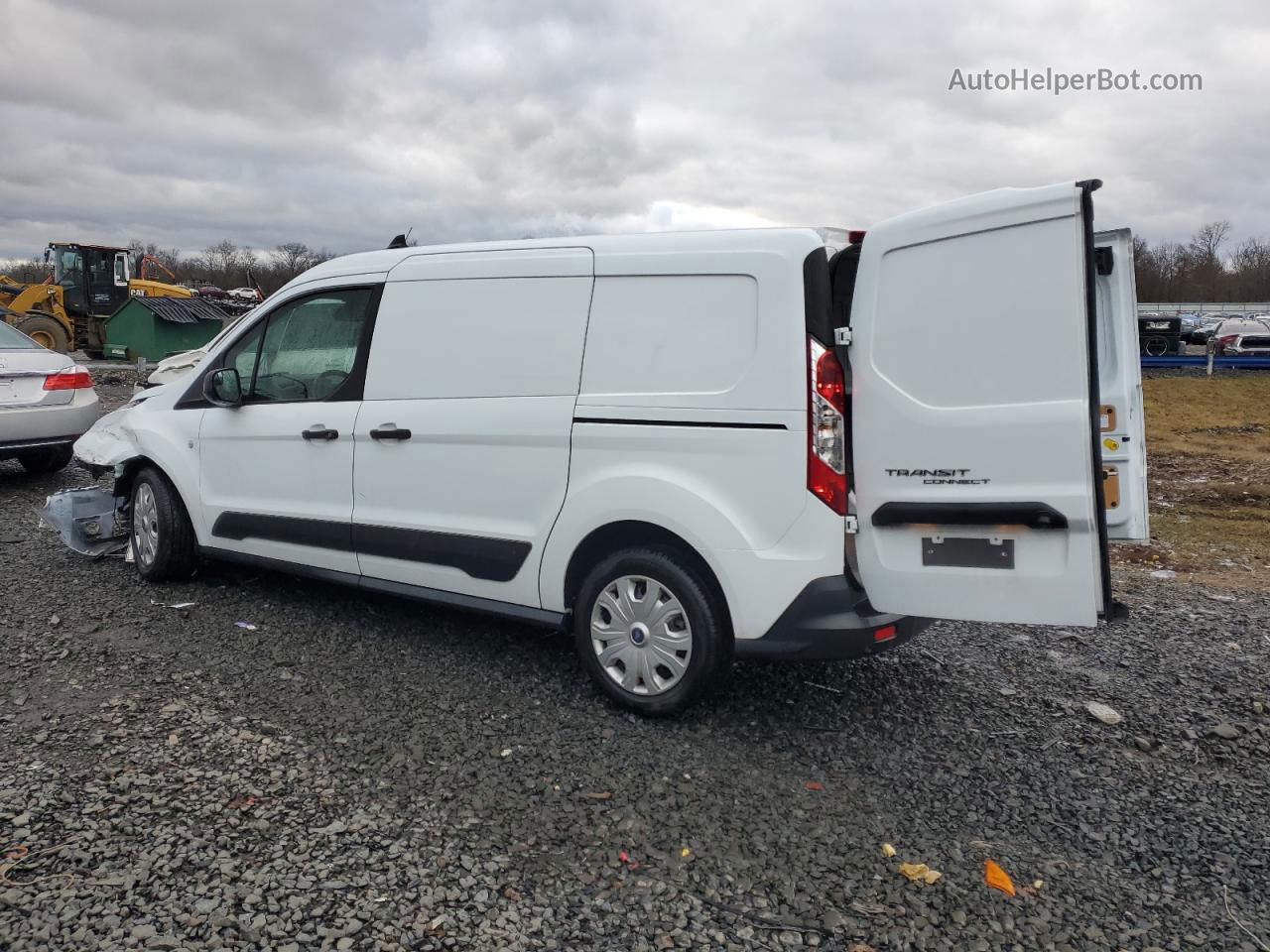 2020 Ford Transit Connect Xlt White vin: NM0LS7F23L1445305