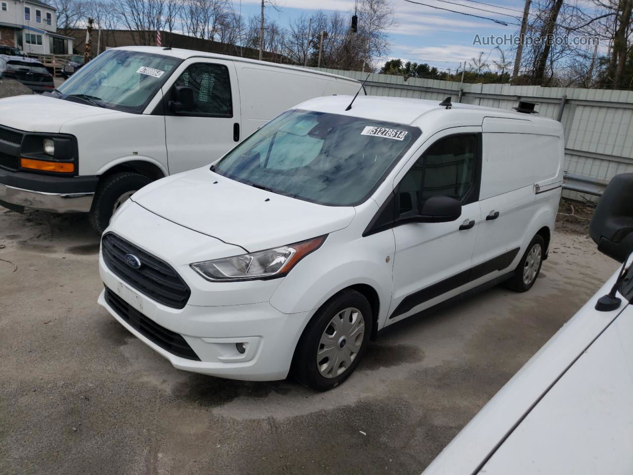 2020 Ford Transit Connect Xlt White vin: NM0LS7F70L1442034