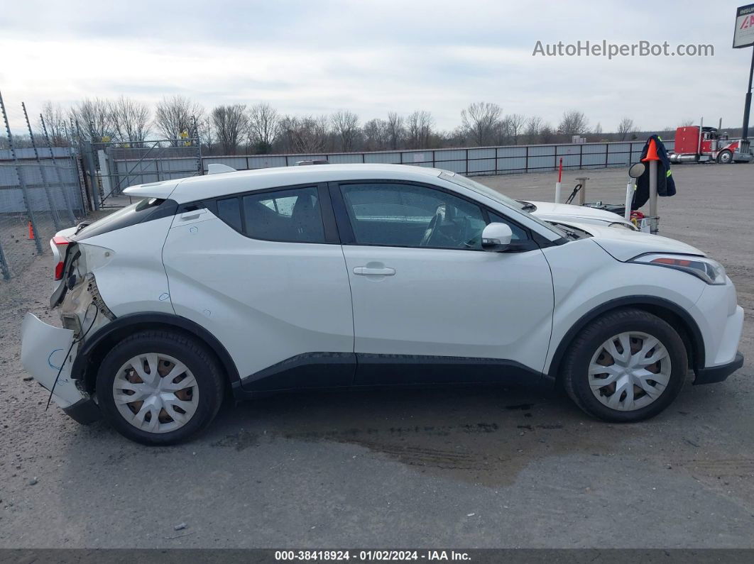 2019 Toyota C-hr Le White vin: NMTKHMBX0KR080580