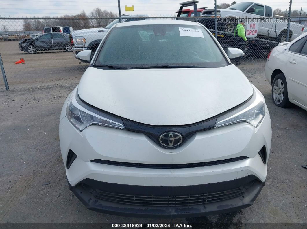 2019 Toyota C-hr Le White vin: NMTKHMBX0KR080580