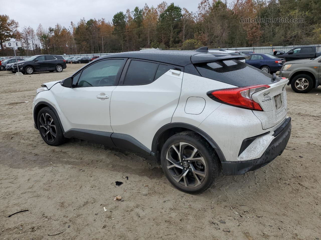 2019 Toyota C-hr Xle White vin: NMTKHMBX0KR084564