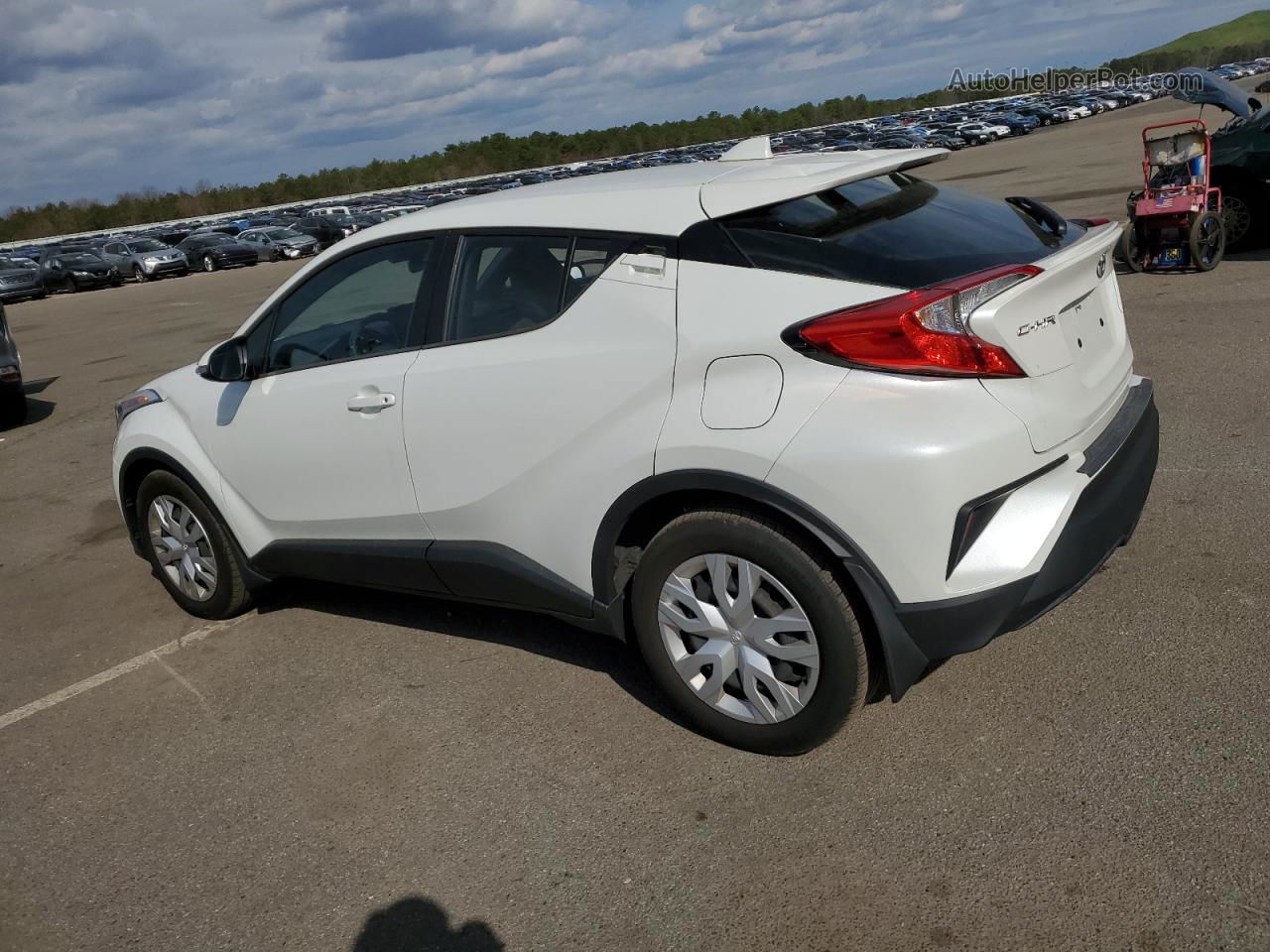 2019 Toyota C-hr Xle White vin: NMTKHMBX0KR099338