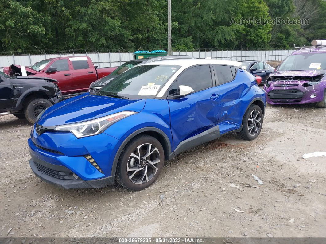 2019 Toyota C-hr Xle/le/limited Синий vin: NMTKHMBX1KR074240