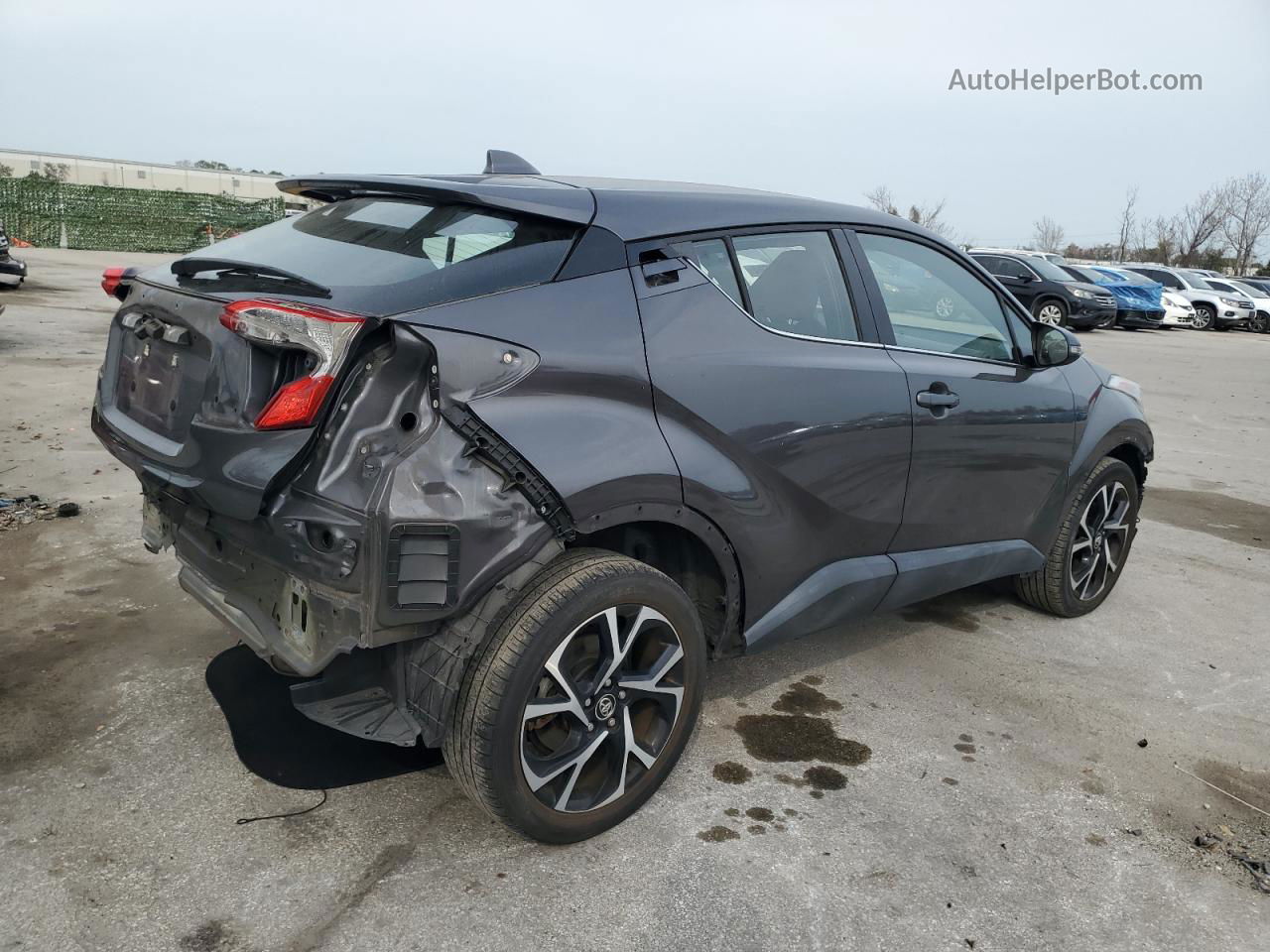 2019 Toyota C-hr Xle Gray vin: NMTKHMBX2KR075509