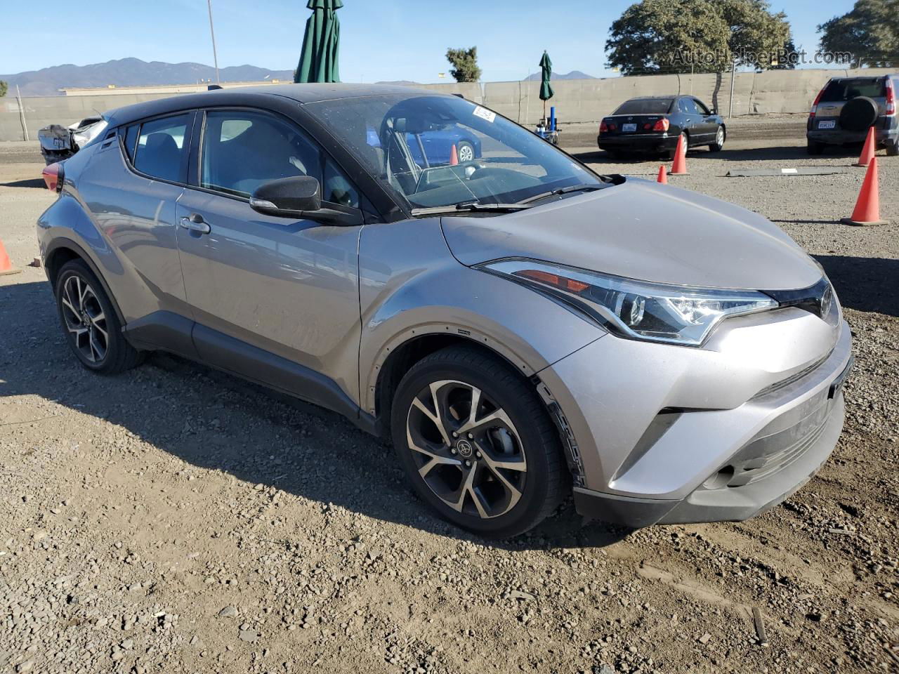 2019 Toyota C-hr Xle Серебряный vin: NMTKHMBX2KR075512