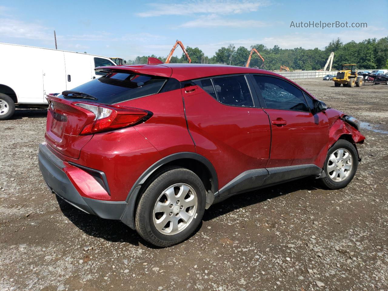 2019 Toyota C-hr Xle Бордовый vin: NMTKHMBX3KR093422