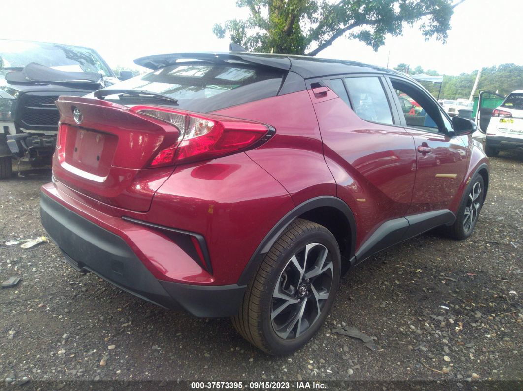 2019 Toyota C-hr Xle/le/limited Red vin: NMTKHMBX4KR070165
