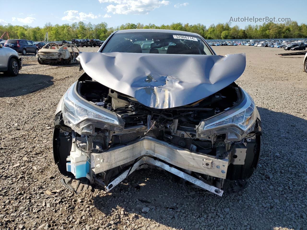 2019 Toyota C-hr Xle Gray vin: NMTKHMBX4KR084809