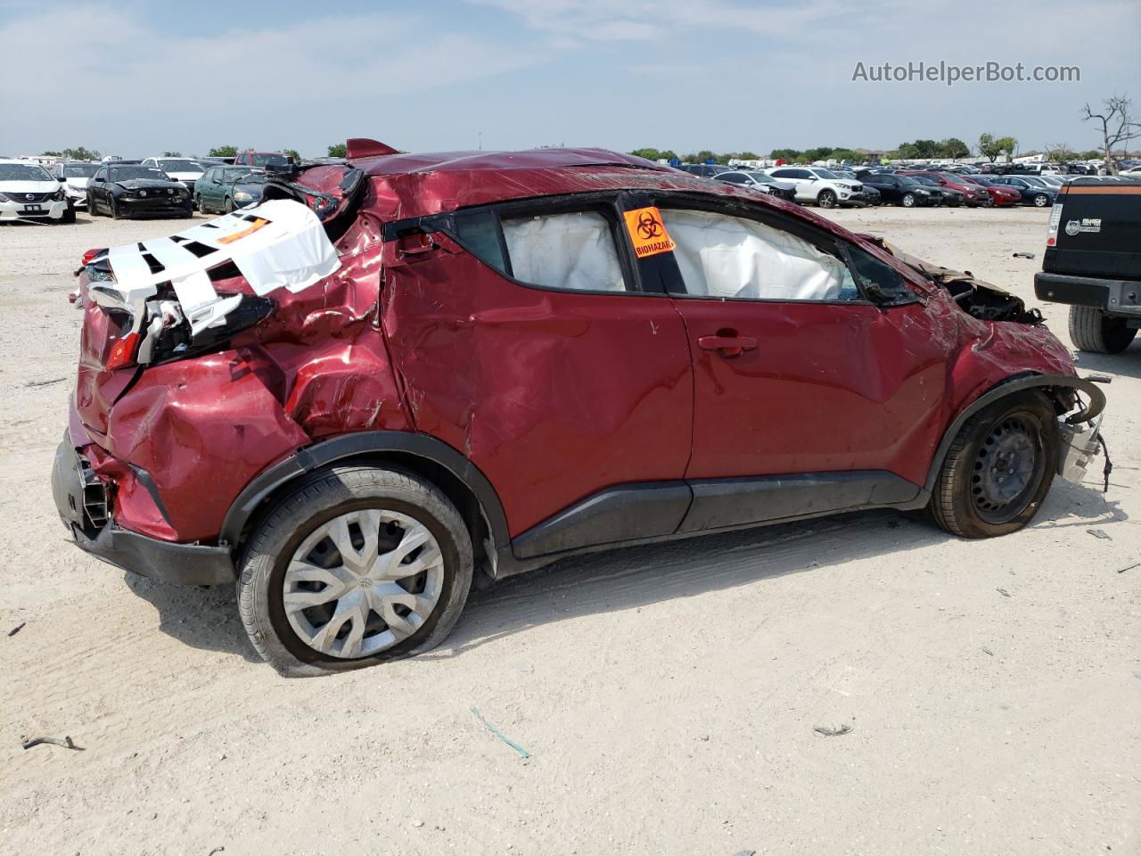 2019 Toyota C-hr Xle Red vin: NMTKHMBX4KR091971