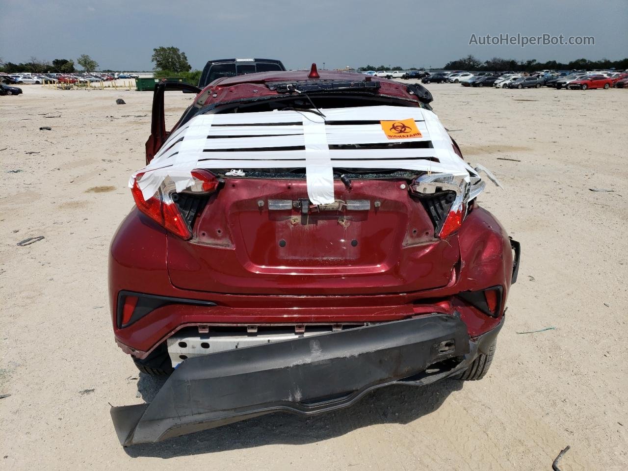 2019 Toyota C-hr Xle Red vin: NMTKHMBX4KR091971