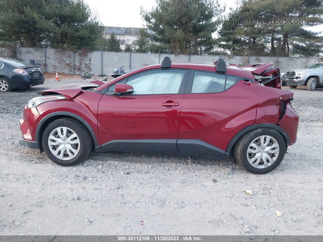 2019 Toyota C-hr Le Burgundy vin: NMTKHMBX4KR093431