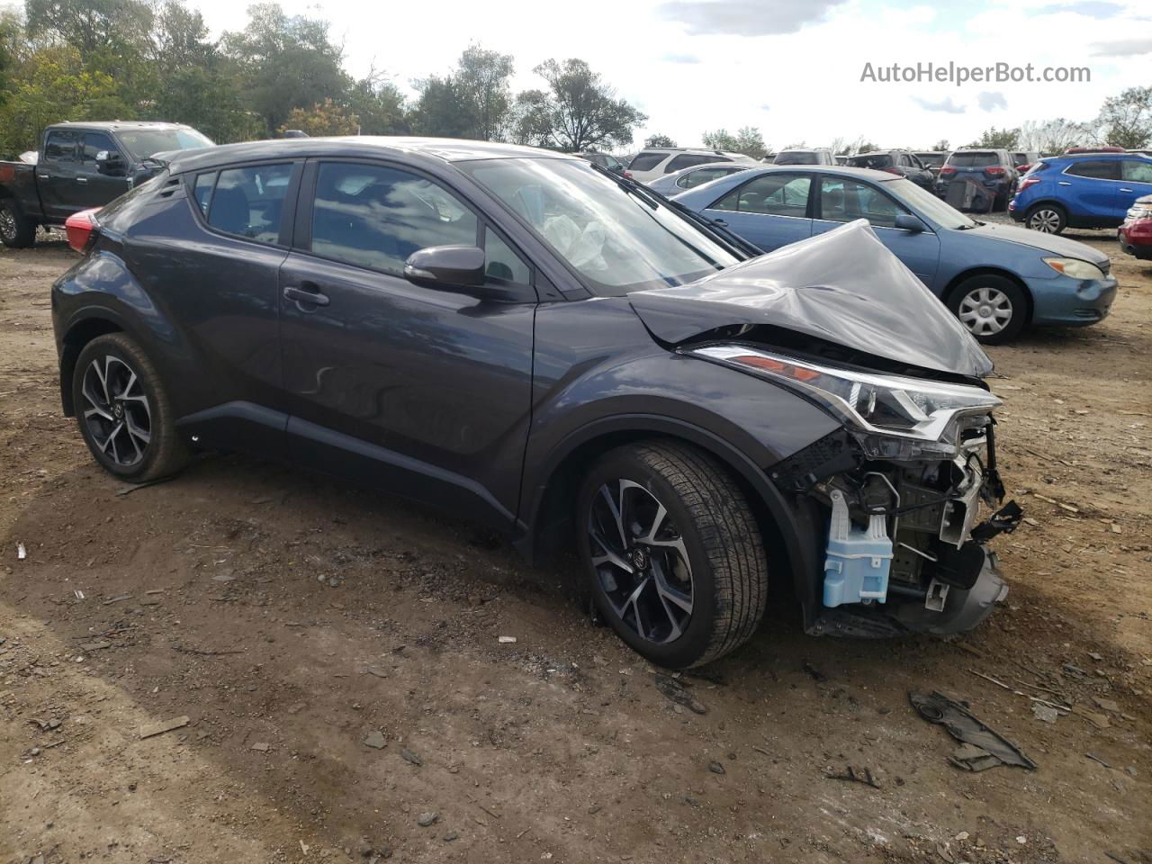 2019 Toyota C-hr Xle Gray vin: NMTKHMBX5KR097827