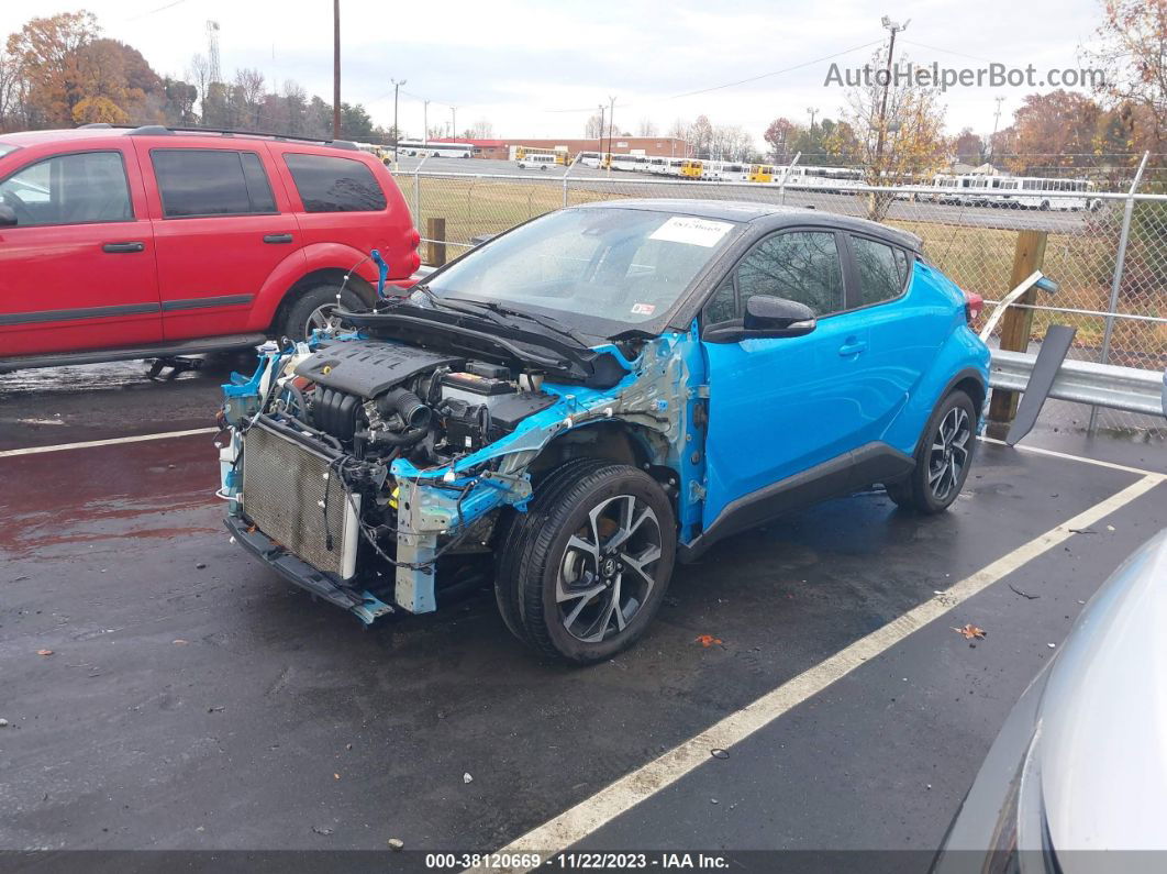 2019 Toyota C-hr Xle Синий vin: NMTKHMBX6KR092541