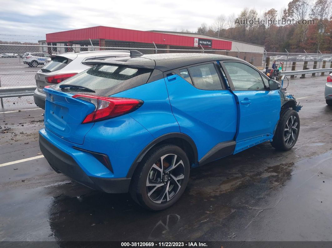 2019 Toyota C-hr Xle Синий vin: NMTKHMBX6KR092541