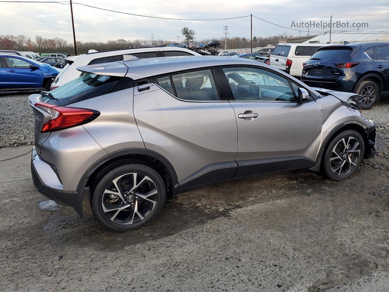 2019 Toyota C-hr Xle Серебряный vin: NMTKHMBX6KR101108