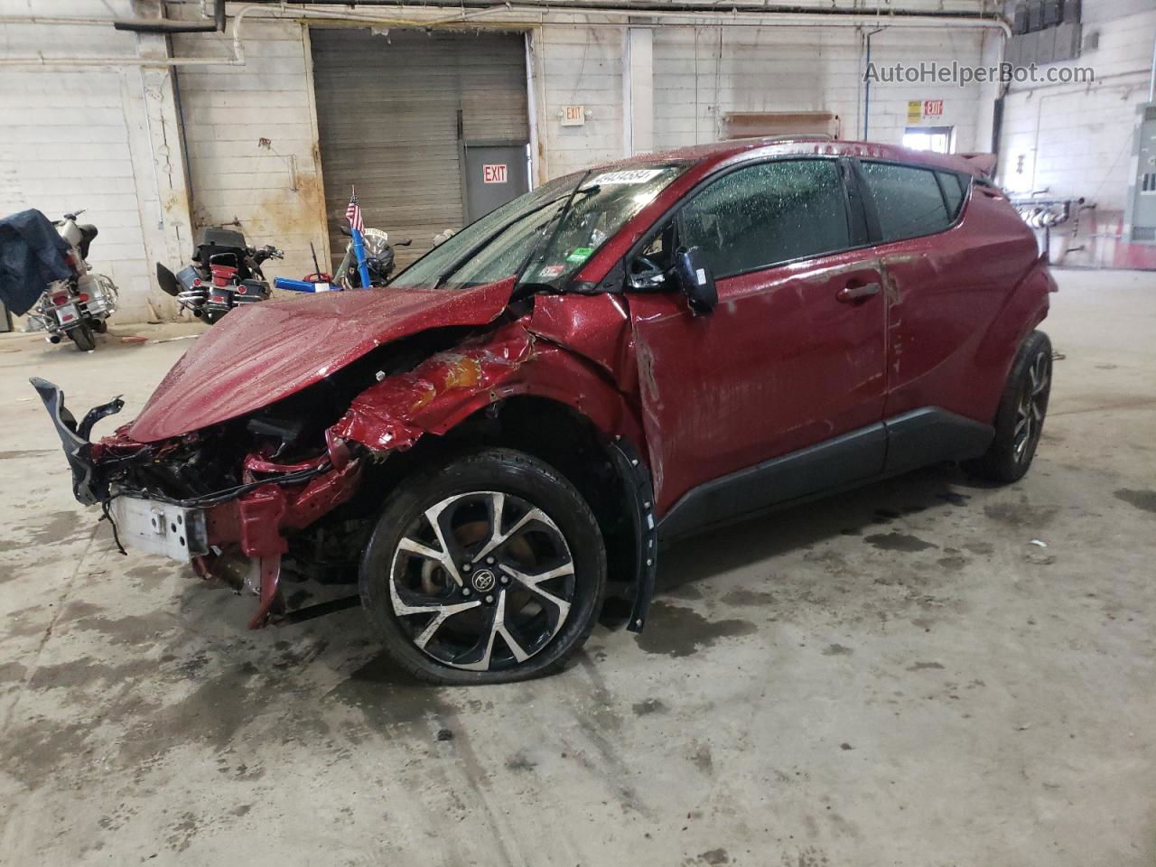 2019 Toyota C-hr Xle Red vin: NMTKHMBX7KR092239