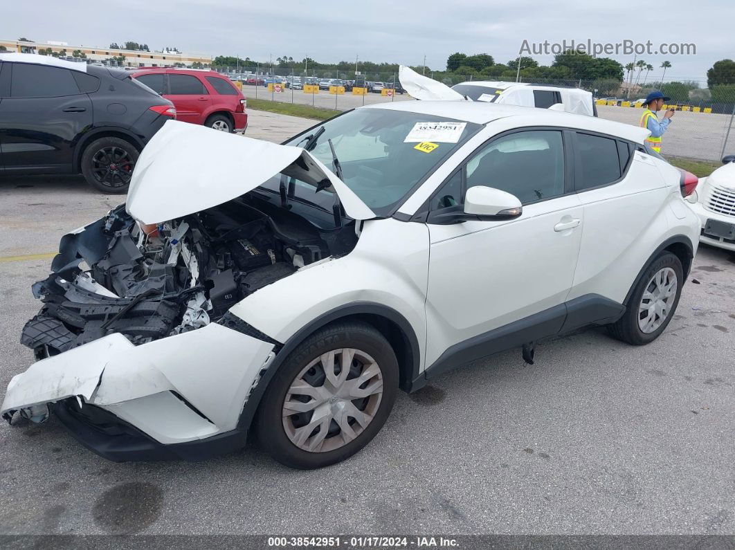 2019 Toyota C-hr Le White vin: NMTKHMBX7KR094914