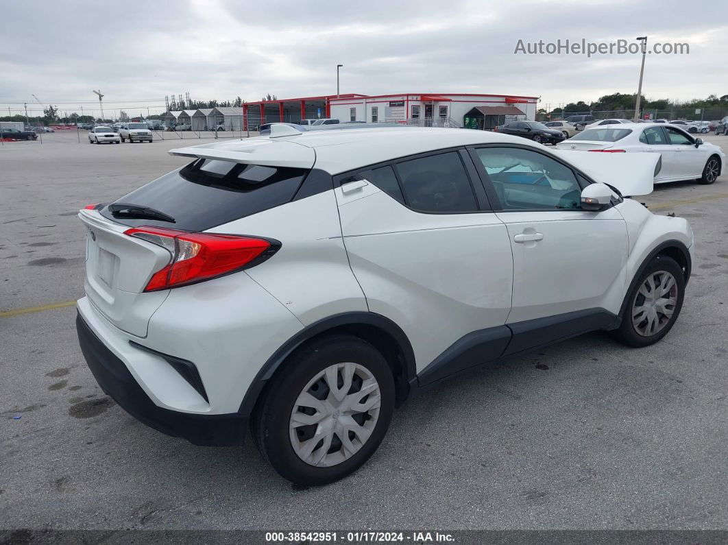 2019 Toyota C-hr Le White vin: NMTKHMBX7KR094914