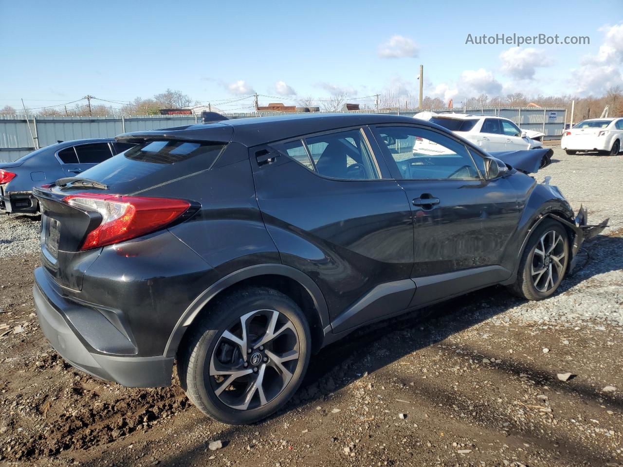 2019 Toyota C-hr Xle Черный vin: NMTKHMBX8KR096705