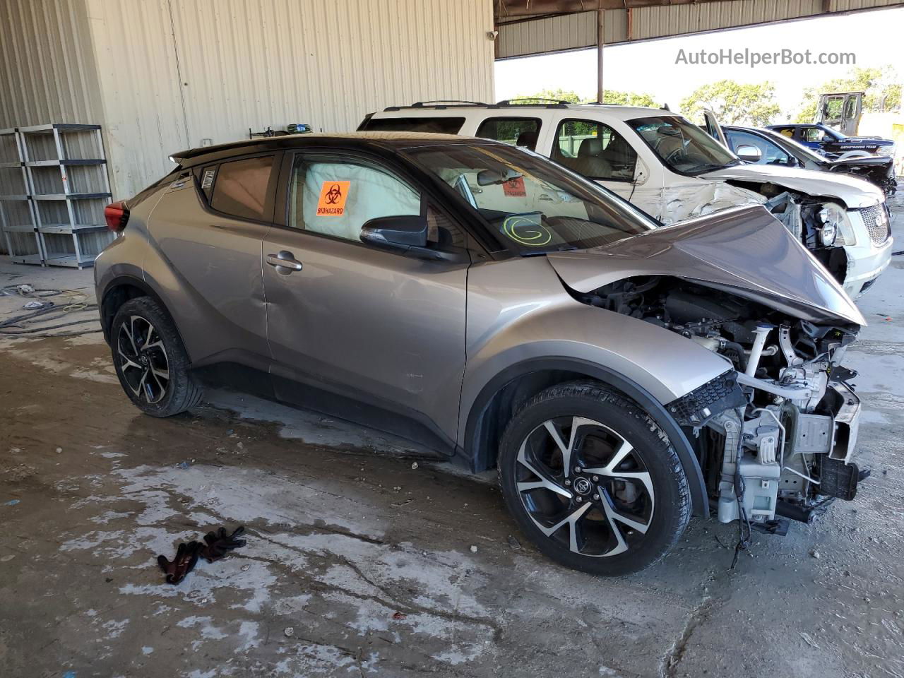 2019 Toyota C-hr Xle Серебряный vin: NMTKHMBX9KR074146