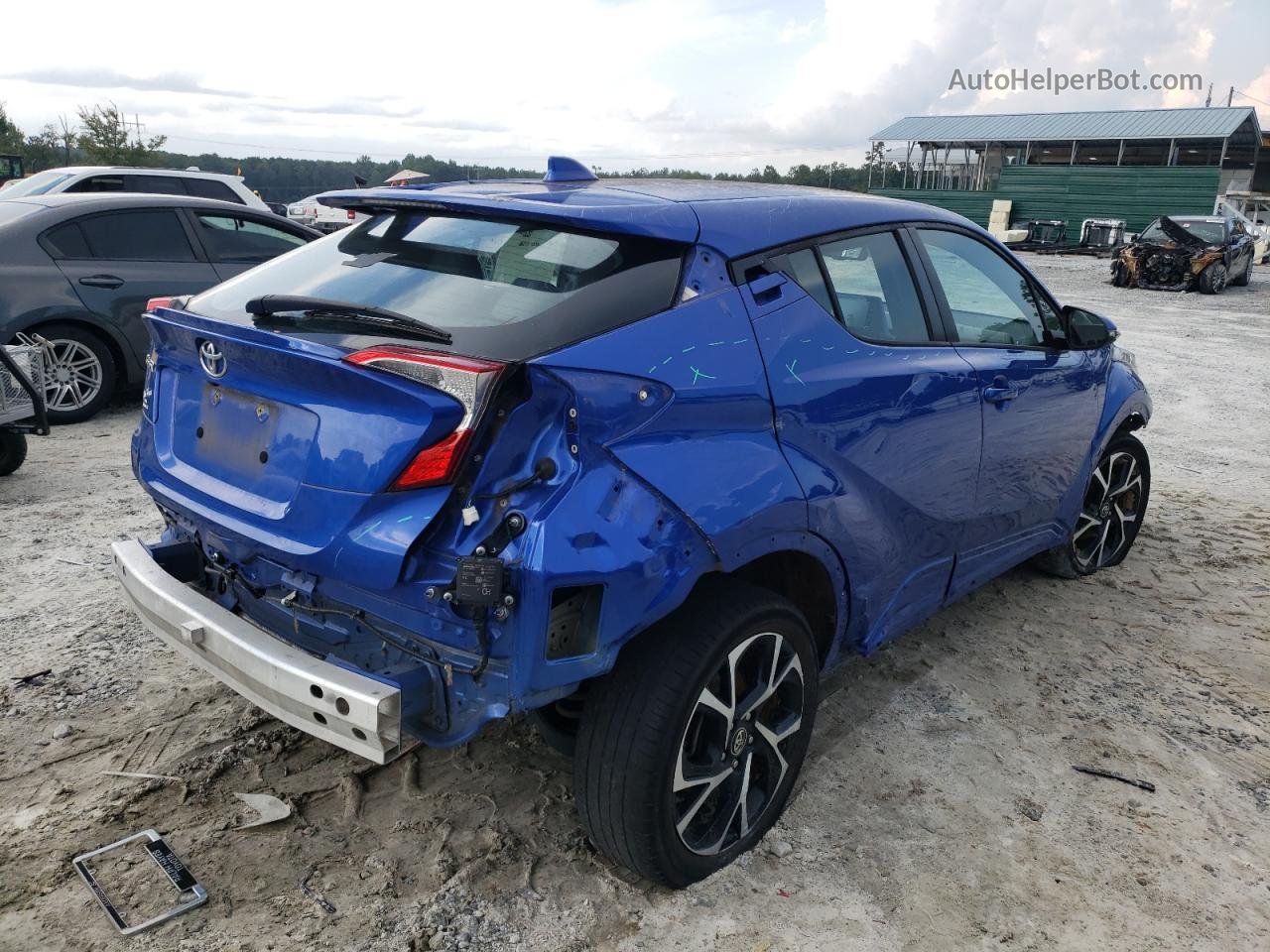 2019 Toyota C-hr Xle Blue vin: NMTKHMBXXKR089836
