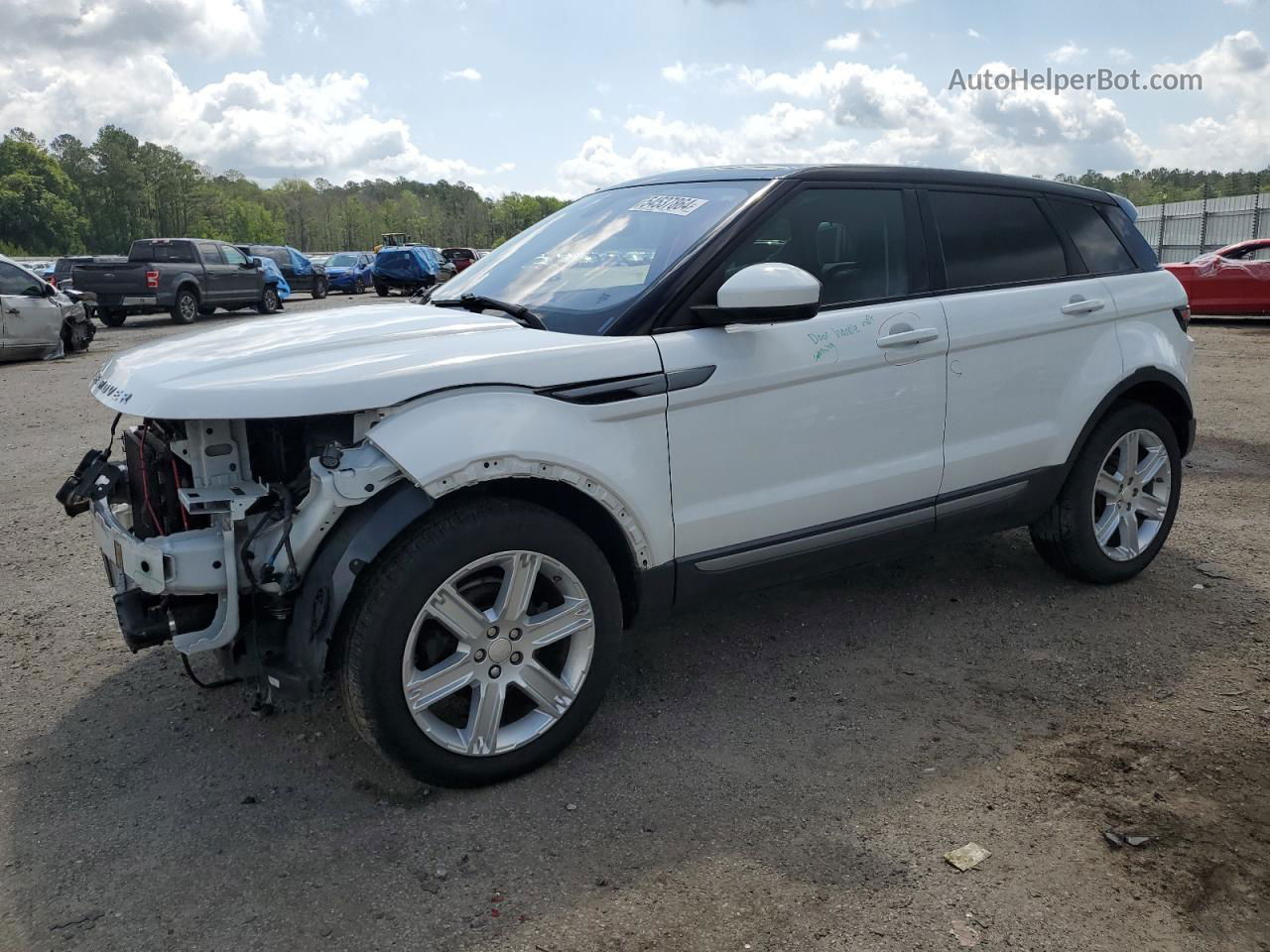 2015 Land Rover Range Rover Evoque Pure Plus White vin: SALVP2BG4FH977331