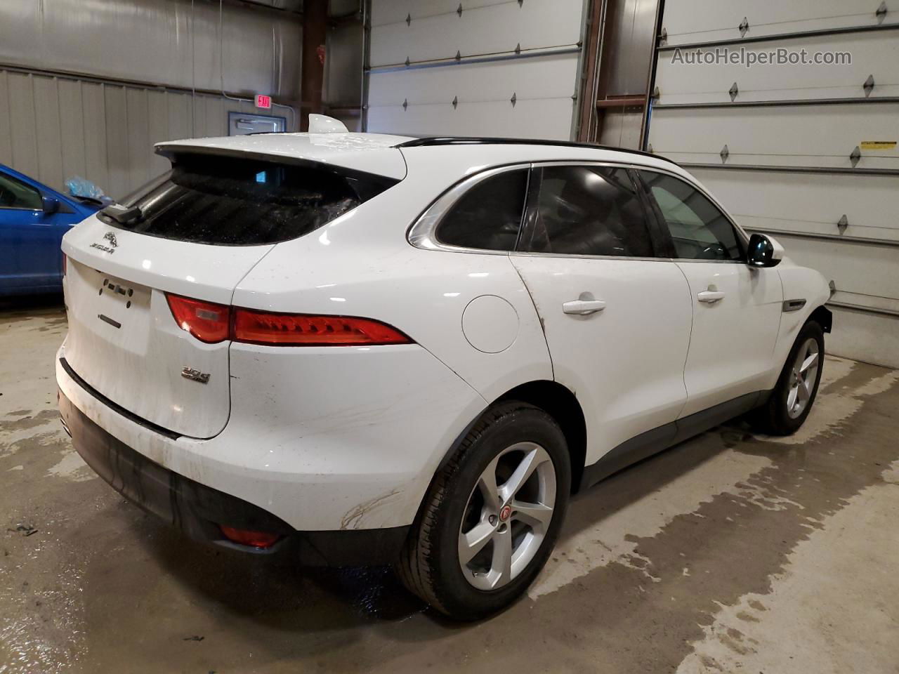 2019 Jaguar F-pace Premium White vin: SADCJ2FN5KA600443