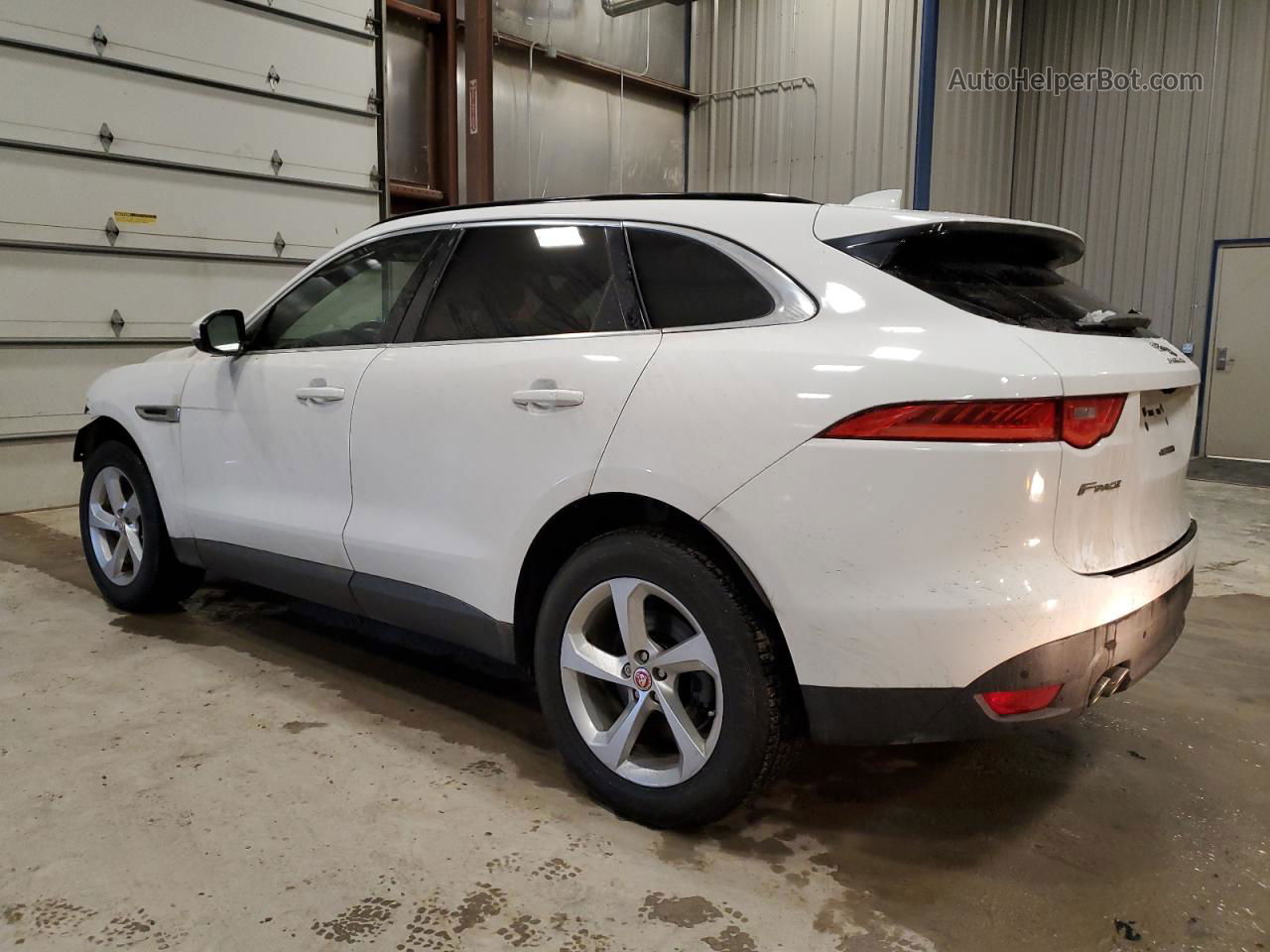 2019 Jaguar F-pace Premium White vin: SADCJ2FN5KA600443