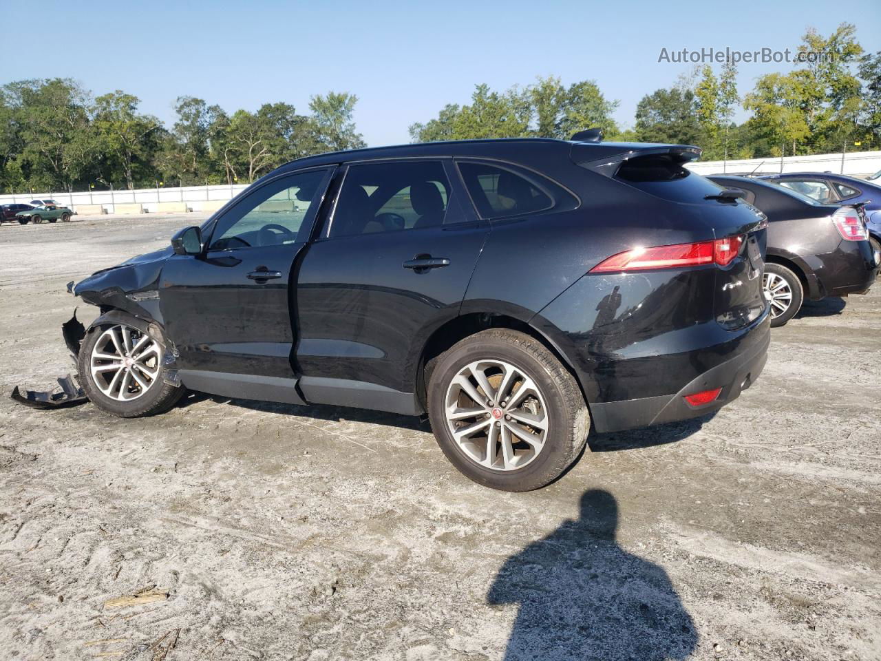 2019 Jaguar F-pace Premium Черный vin: SADCJ2FX0KA360011