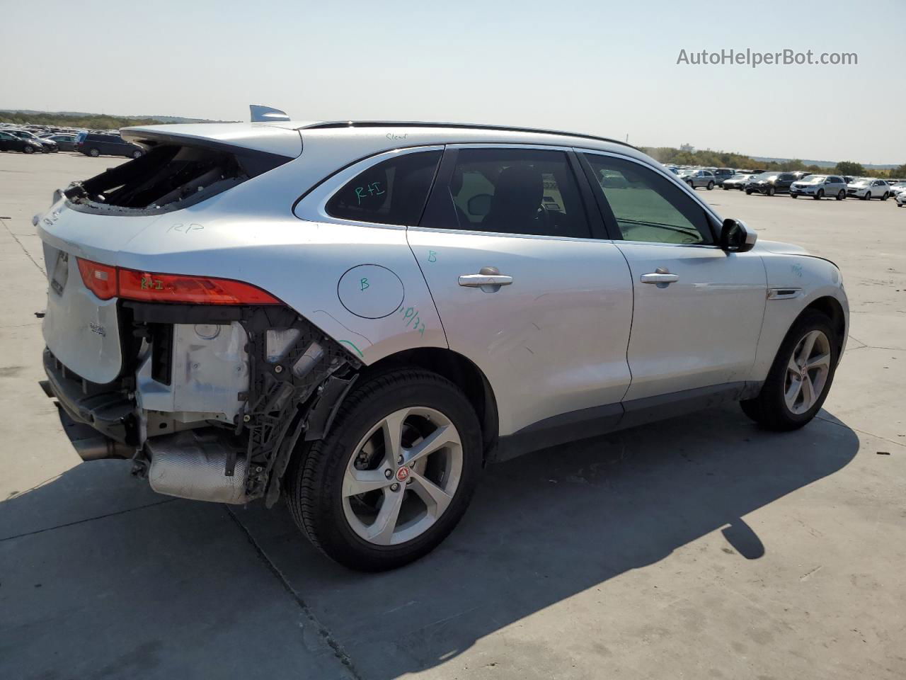 2019 Jaguar F-pace Premium Серебряный vin: SADCJ2FX0KA369906