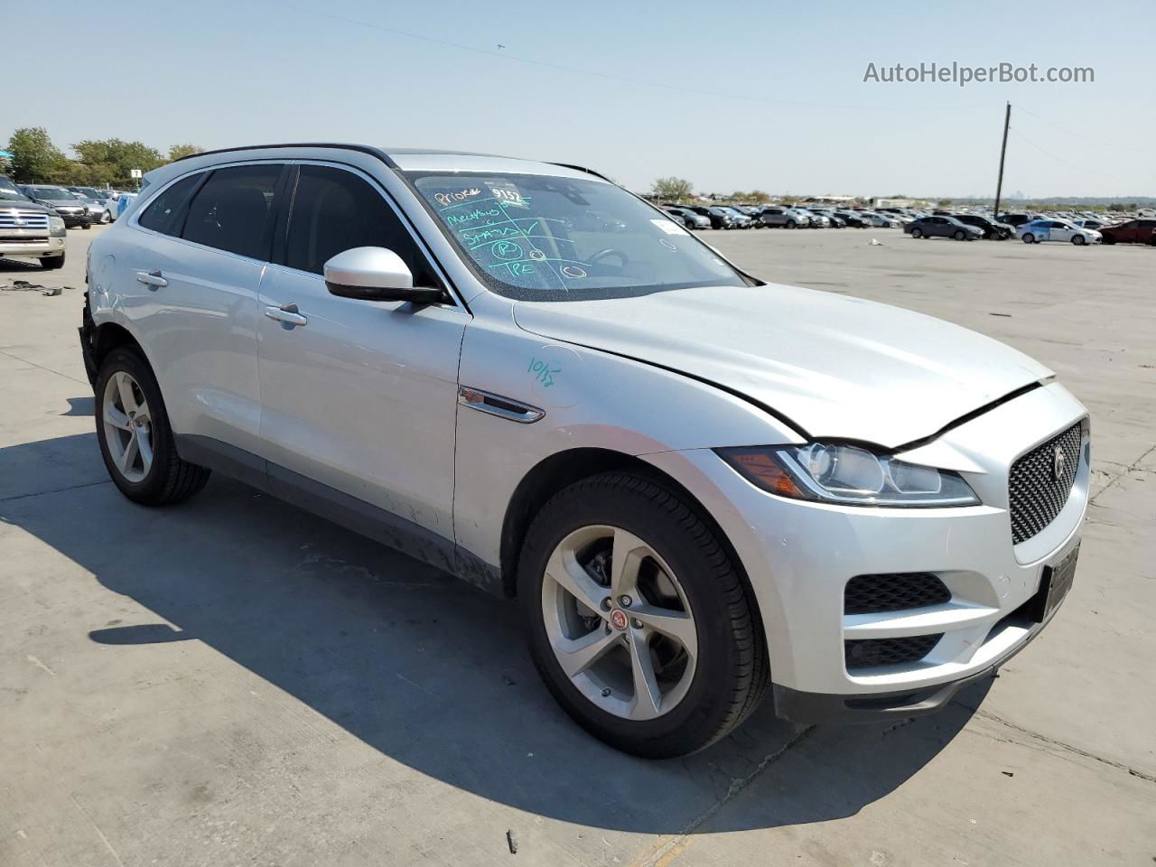 2019 Jaguar F-pace Premium Серебряный vin: SADCJ2FX0KA369906