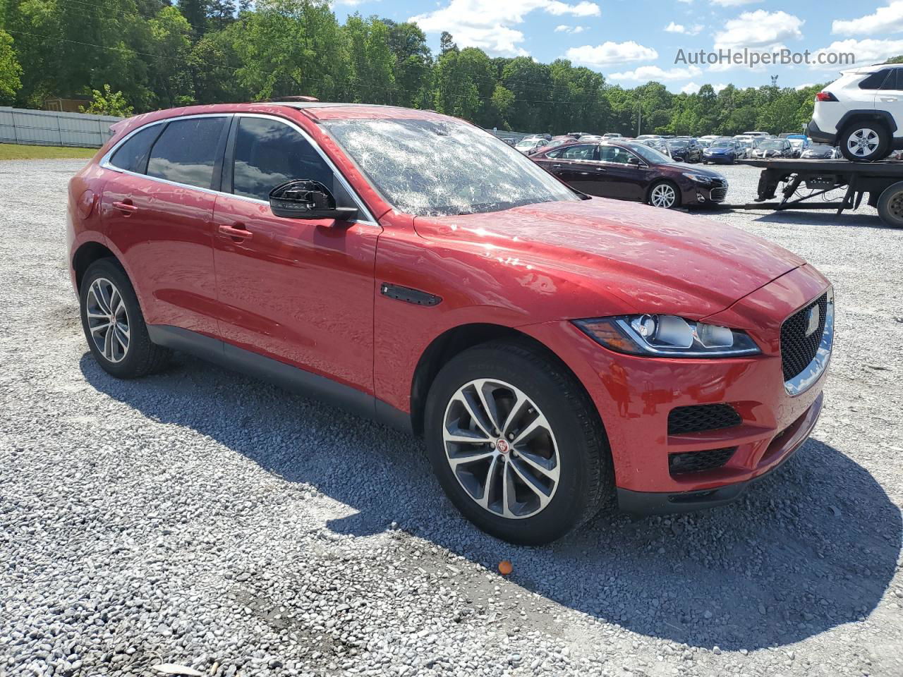 2020 Jaguar F-pace Premium Красный vin: SADCJ2FX0LA627701