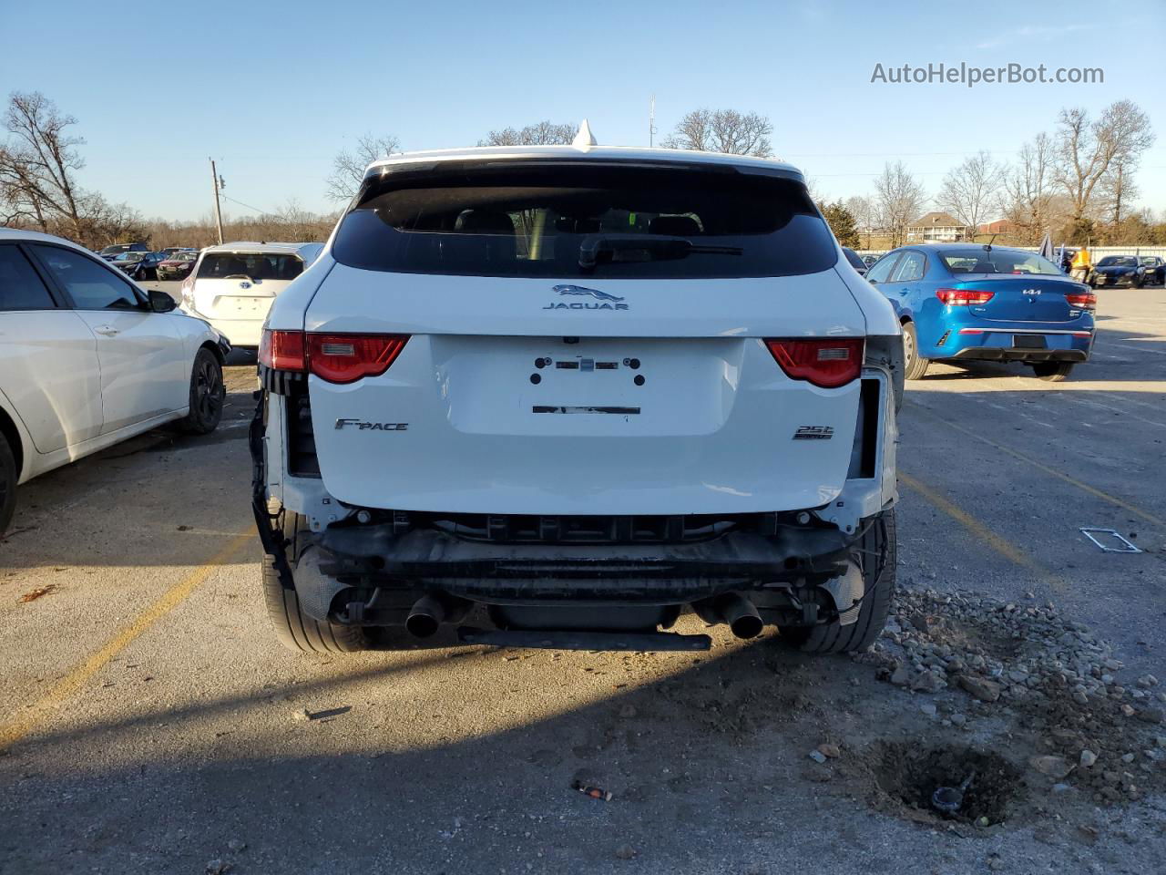 2019 Jaguar F-pace Premium Белый vin: SADCJ2FX1KA601834