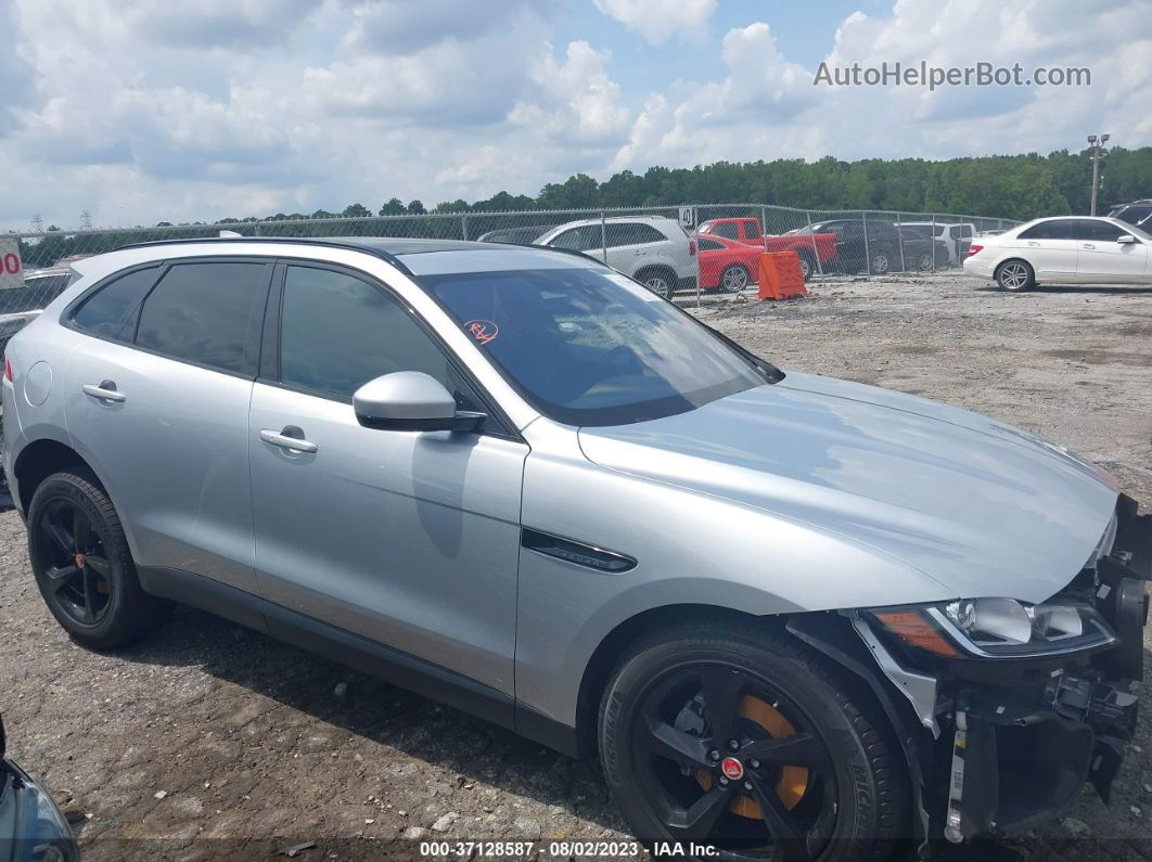 2019 Jaguar F-pace 25t Premium Silver vin: SADCJ2FX1KA609366