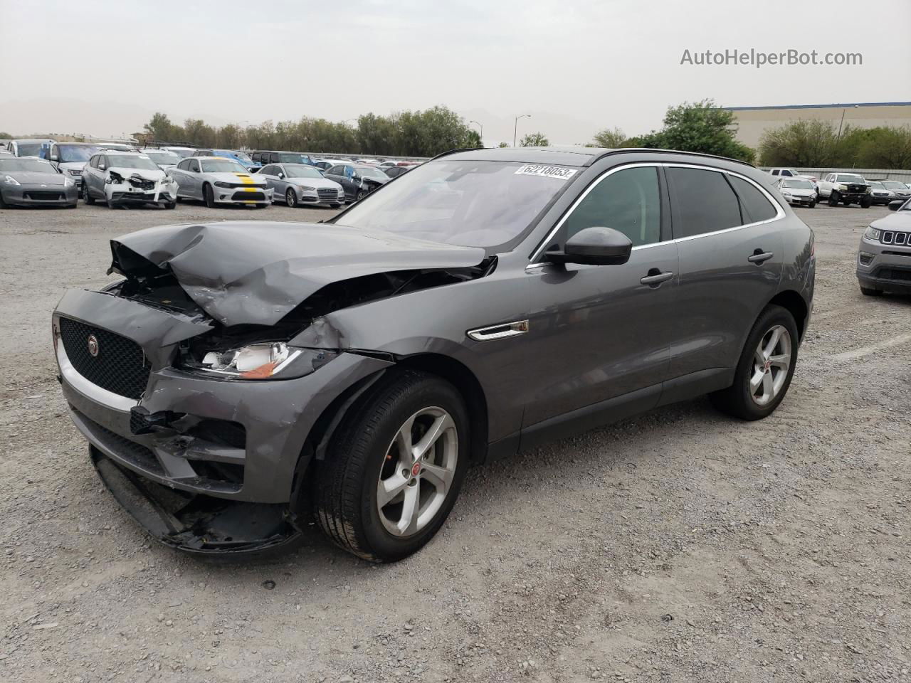 2019 Jaguar F-pace Premium Gray vin: SADCJ2FX2KA358373